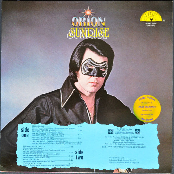 Orion (23) : Sunrise (LP, Album)