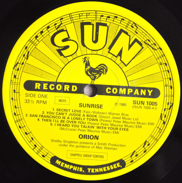 Orion (23) : Sunrise (LP, Album)