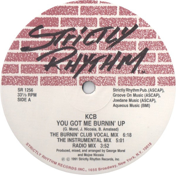 KCB (2) : You Got Me Burnin' Up (12")