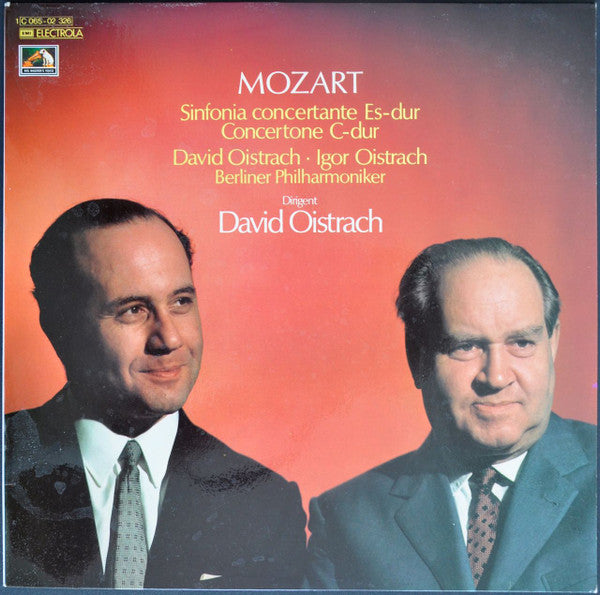 Wolfgang Amadeus Mozart - David Oistrach, Igor Oistrach, Berliner Philharmoniker : Sinfonia Concertante Es-dur / Concertone C-dur (LP, Album, RE)