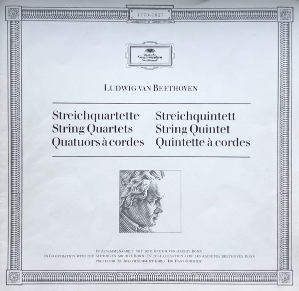 Ludwig Van Beethoven, Amadeus-Quartett : Beethoven Edition: Streicherquartette / Streicherquintett (Box, RE + 11xLP)