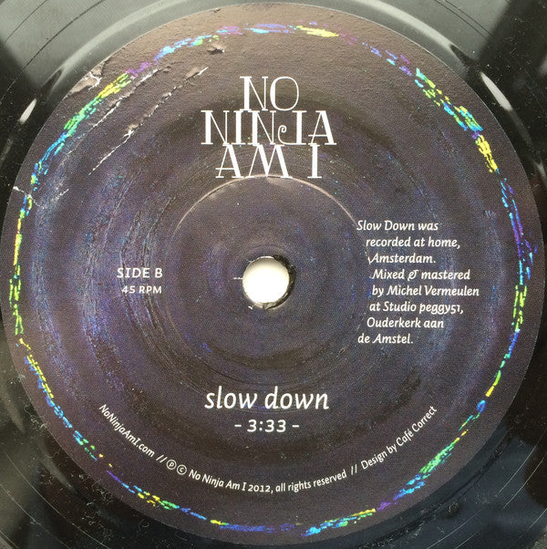 No Ninja Am I : Hands on Deck (7", Single)