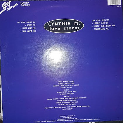Cynthia M : Love Storm (12")