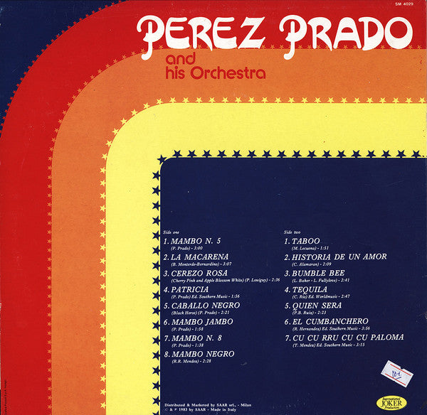 Perez Prado And His Orchestra : Perez Prado And His Orchestra (LP, Comp)
