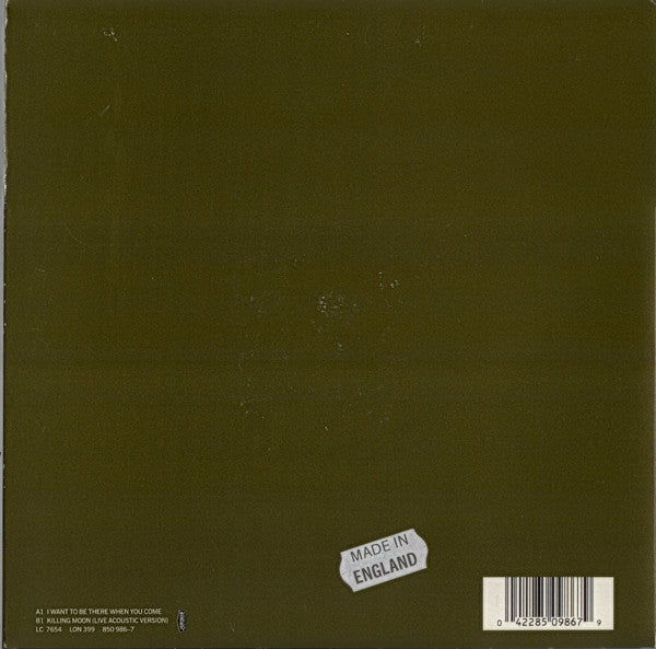 Echo & The Bunnymen : I Want To Be There When You Come (7", Single)
