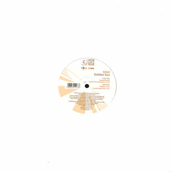 Asle Bjørn : Golden Sun (12")