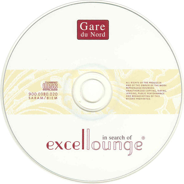 Gare Du Nord : In Search Of Excellounge (CD, Album)