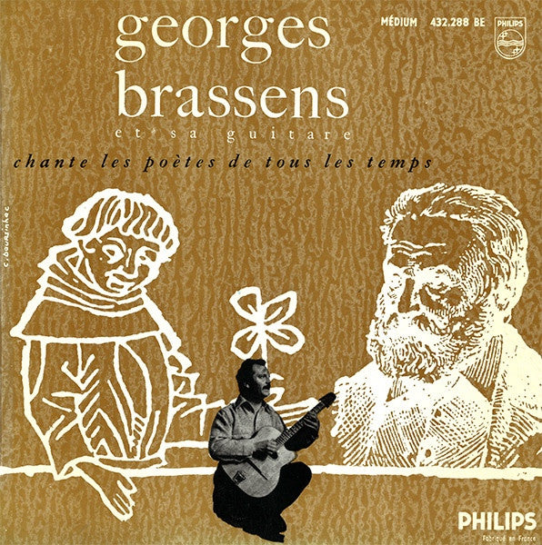 Georges Brassens : Chante Les Poètes De Tous Les Temps (7", EP, RE)