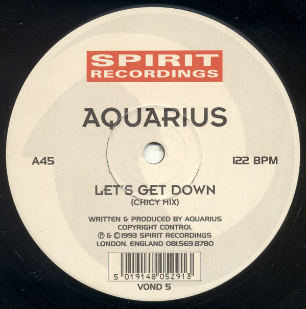 Aquarius (2) : Let's Get Down (12")