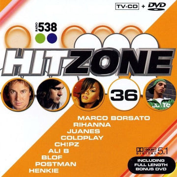 Various : Radio 538 Hitzone 36 (CD, Comp + DVD-V, Comp, PAL)