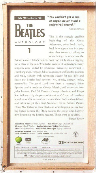 The Beatles : Anthology (8xVHS, NTSC + Box)