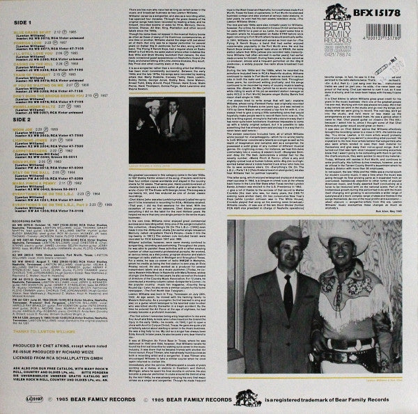 Lawton Williams : Lightning Jones (LP, Album, Comp)