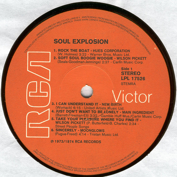 Various : Soul Explosion (LP, Comp)