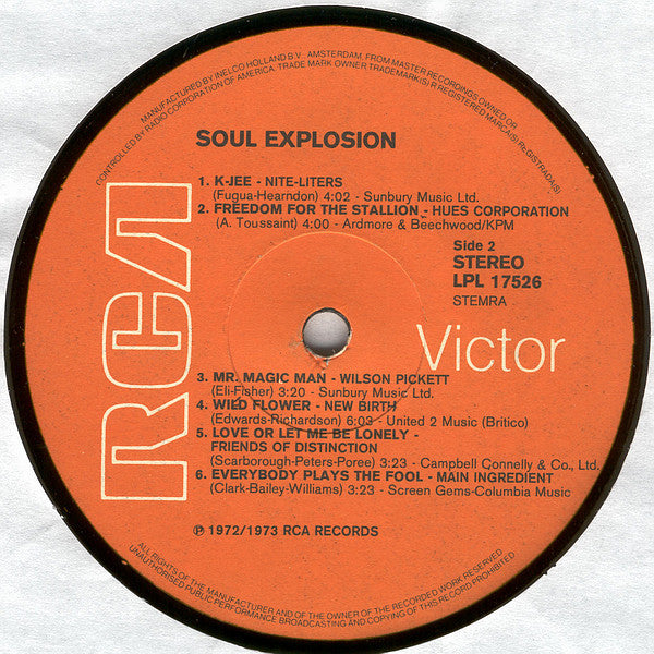 Various : Soul Explosion (LP, Comp)