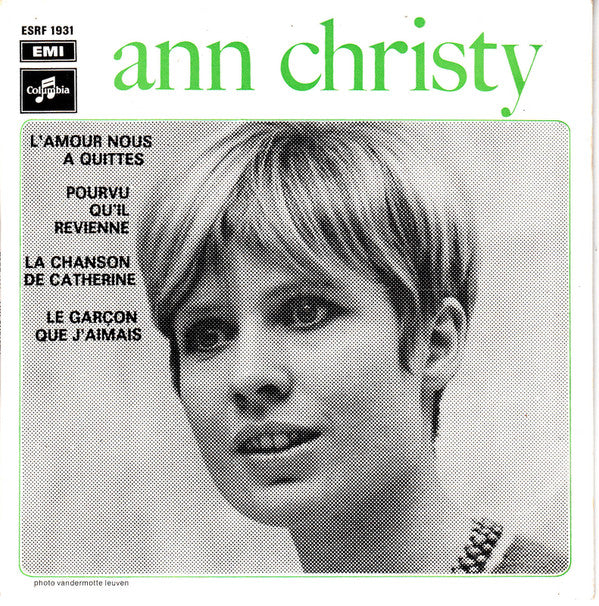 Ann Christy : L'Amour Nous A Quittés  (7", EP)