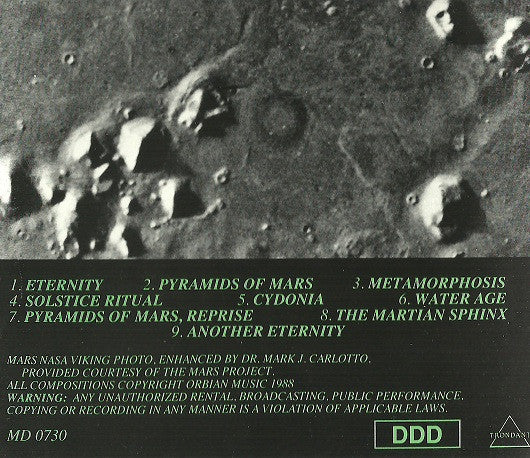 Mark Dwane : The Monuments Of Mars (CD, Album)