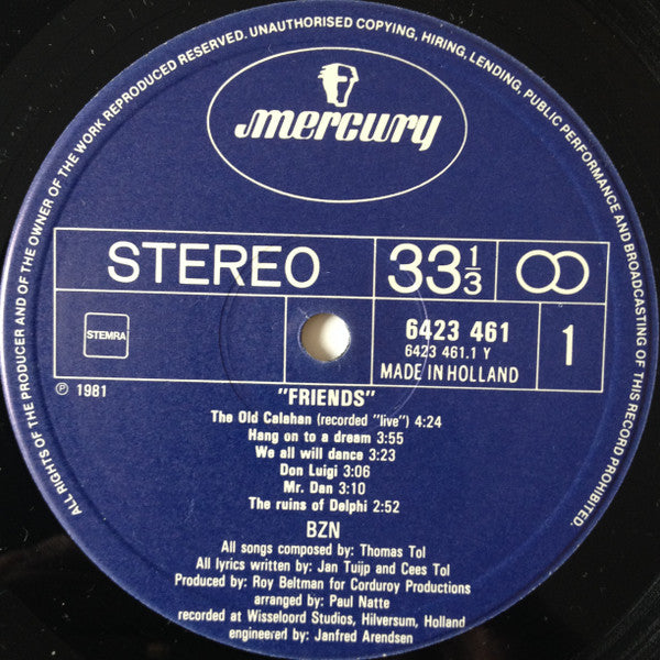 BZN : Friends (LP, Album)