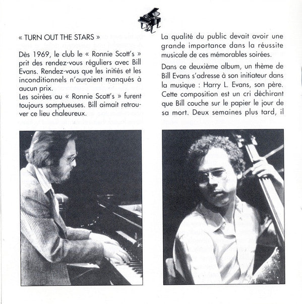 The Bill Evans Trio : Turn Out The Stars (CD, Album)