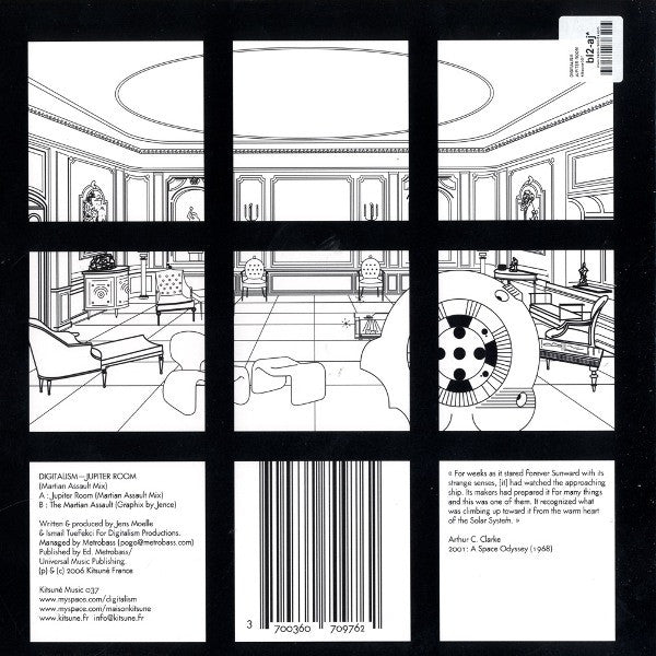 Digitalism : Jupiter Room (12", S/Sided, Etch)