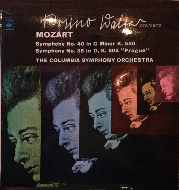 Wolfgang Amadeus Mozart, Bruno Walter : Mozart: Symphony No. 40 In G Minor, K. 550 / Symphony No. 38 In D, K. 504 "Prague" (LP, Album)