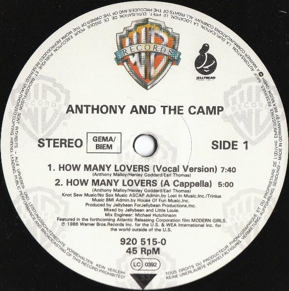 Anthony And The Camp : How Many Lovers (12")