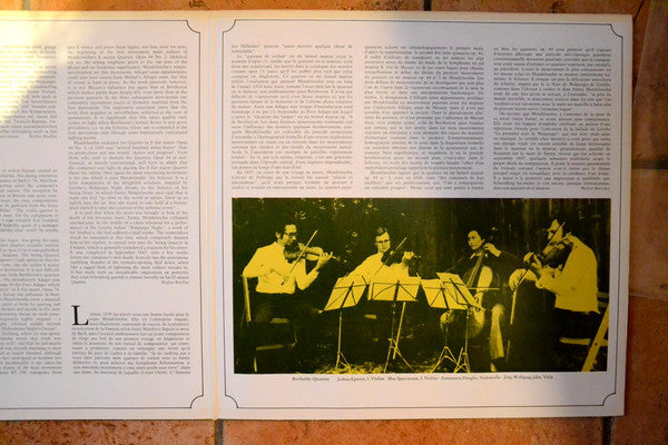 Felix Mendelssohn-Bartholdy, Bartholdy Quartett : Sämtliche Streichquartette Folge 2 (Part 2) (2xLP, Gat)