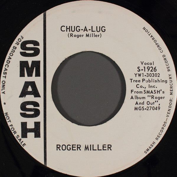 Roger Miller : Chug-A-Lug (7", Promo)