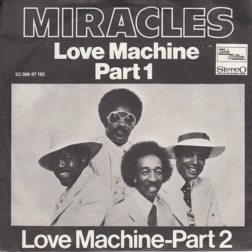 The Miracles : Love Machine (7", Single)