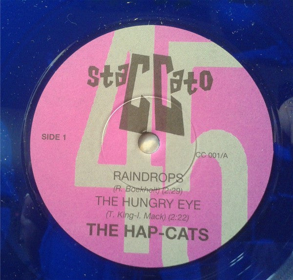 Hap-Cats : Raindrops (7", EP, Blu)