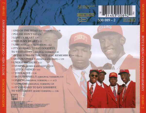 Boyz II Men : Cooleyhighharmony (CD, Album, RP)