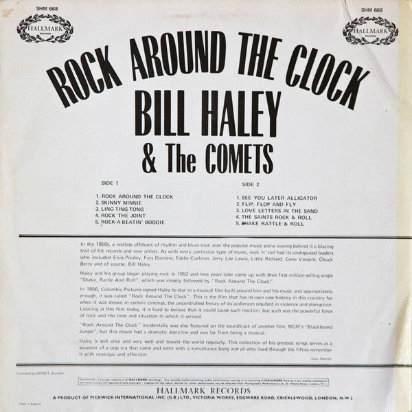 Bill Haley And His Comets : Rock Around The Clock (LP, Comp)