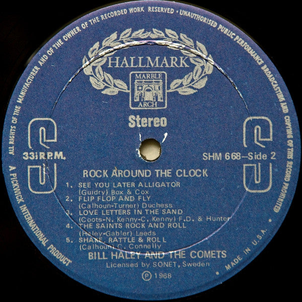 Bill Haley And His Comets : Rock Around The Clock (LP, Comp)