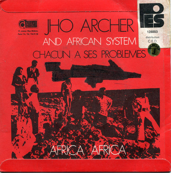 Jho Archer And African System : Africa Africa (7", Single)