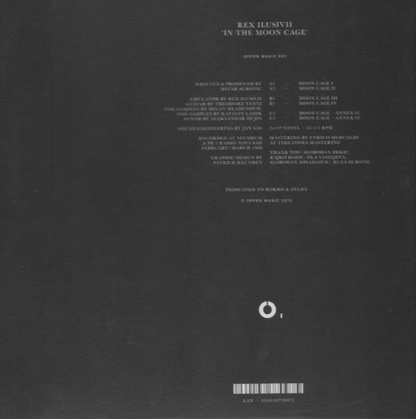 Rex Ilusivii : In The Moon Cage (2xLP, Album, Etch)