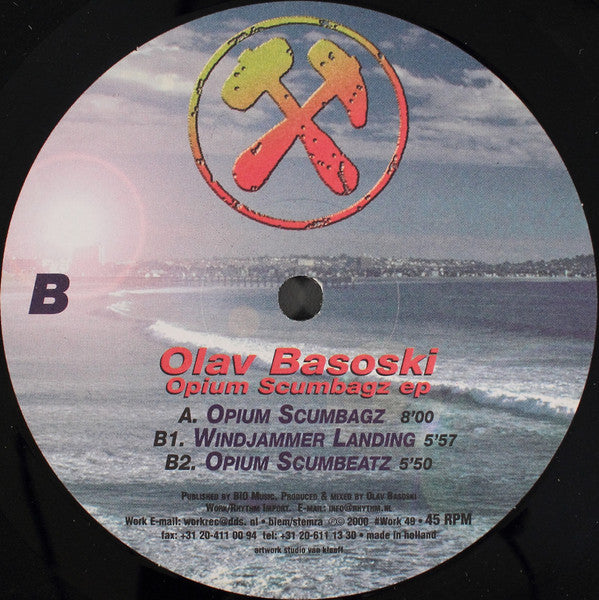 Olav Basoski : Opium Scumbagz ep (12", EP, Yel)