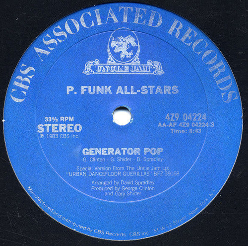 P-Funk All Stars : Generator Pop / Hydraulic Pump (12")
