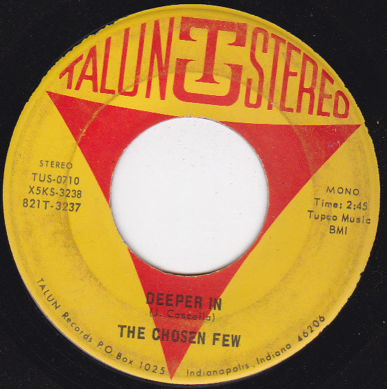 The Chosen Few (4) : Maybe The Rain Will Fall (7", Single)