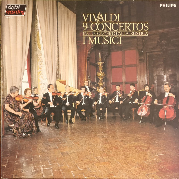 Antonio Vivaldi / I Musici : 9 Concertos (Incl. Concerto "Alla Rustica") (LP, Album)