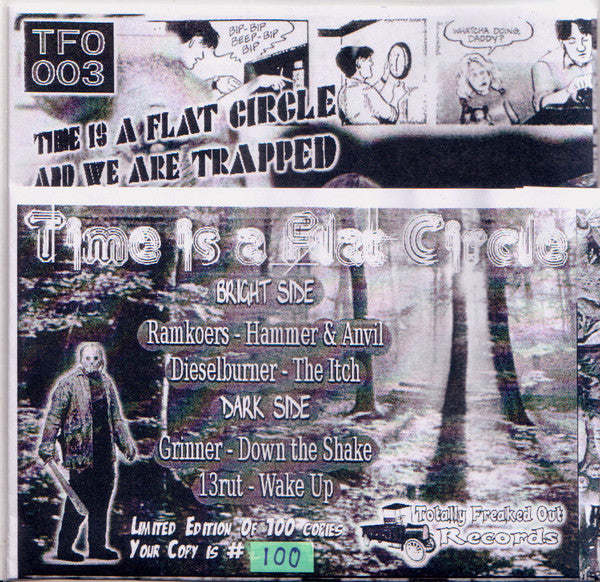 Various : Time Is A Flat Circle (7", EP, Comp, Ltd, Num, Gre)