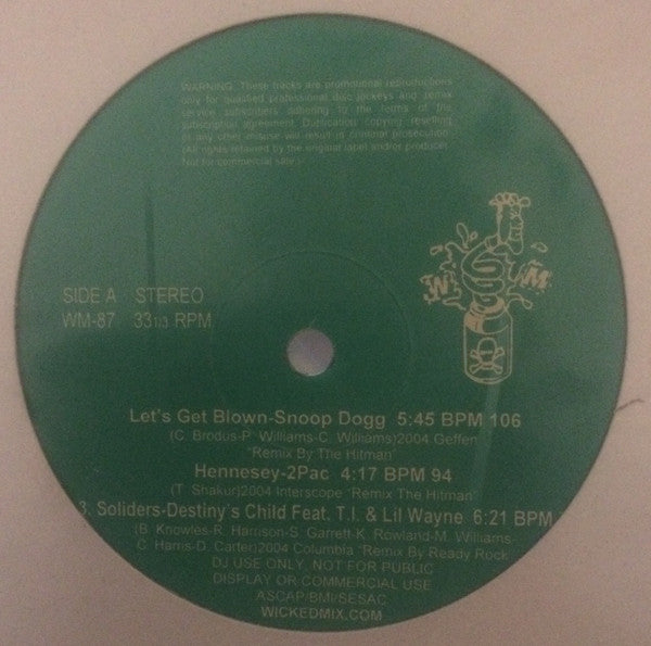 Various : Wicked Mix 87 (12", Comp, M/Print)