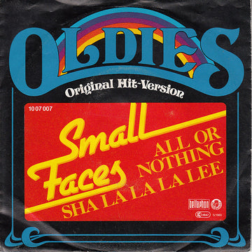 Small Faces : All Or Nothing / Sha La La La Lee (7", Single, RE)