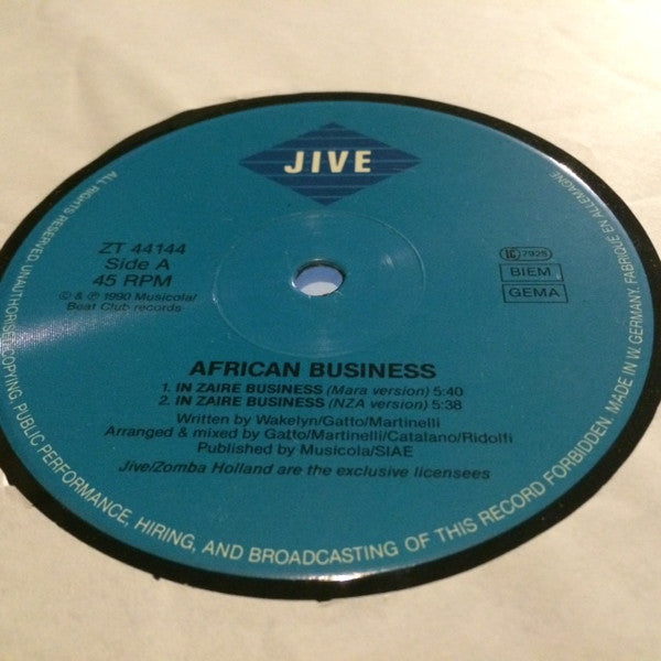 African Business : In Zaire Business (12")