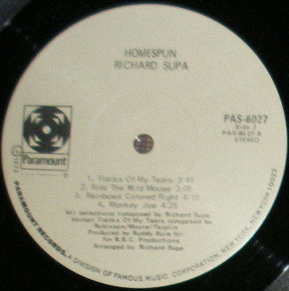Richard Supa : Homespun (LP, Album)