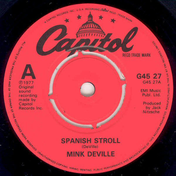 Mink DeVille : Spanish Stroll / Cadillac Walk (7", Single)