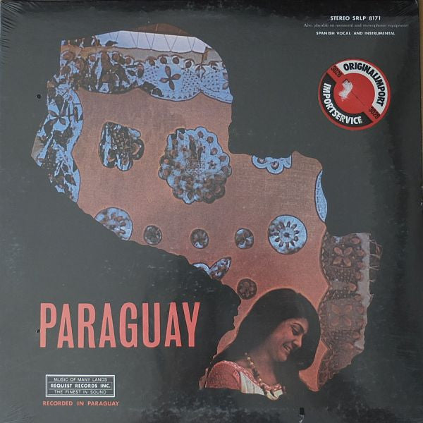 Pablino Aguilera Y Su Conjunto Los Ribereños Del Paraguay : Paraguay - Spanish And Guarani Vocals (LP, Album)