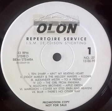 Various : Repertoire Service No. 27 (LP, Comp, Promo)