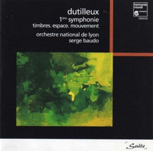 Henri Dutilleux : Symphonie No 1 / Timbres, Espace, Mouvement (CD, Album, RE)