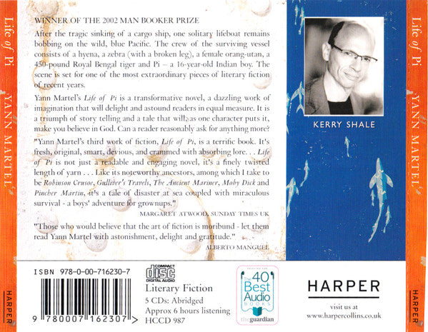 Yann Martel : Life Of Pi (5xCD)