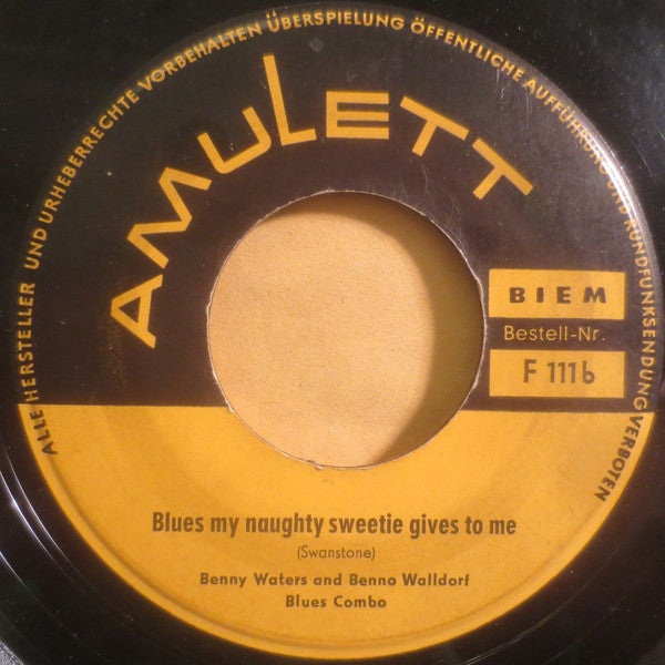 Benny Waters & Benno Walldorf Blues Combo : Jada  (7", Single)