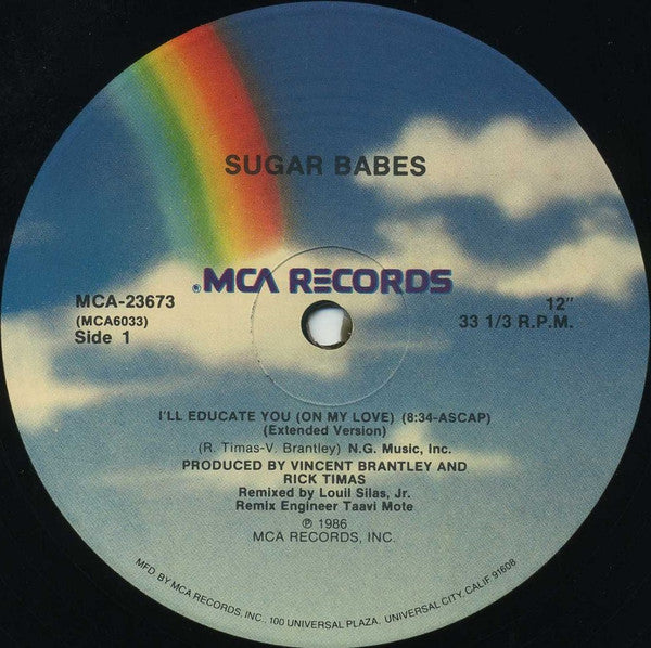 Sugar Babes : I'll Educate You (On My Love) (12")
